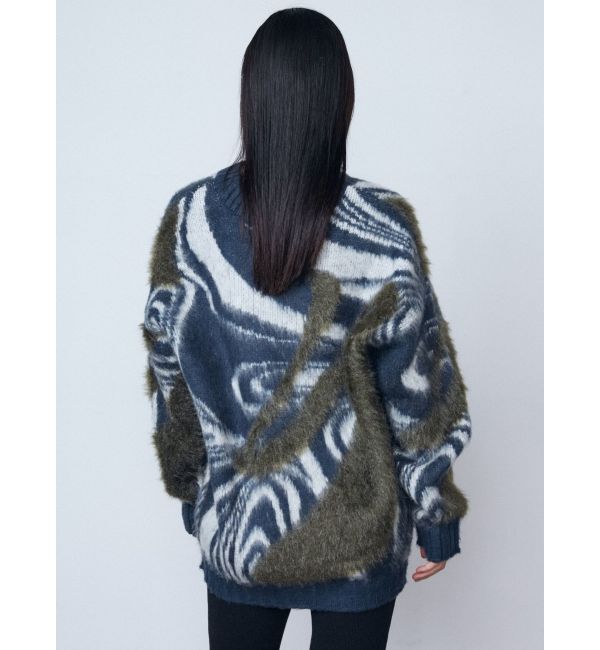 EMODA「ラメミックスオーバーパターンニット」|ニット・セーター|