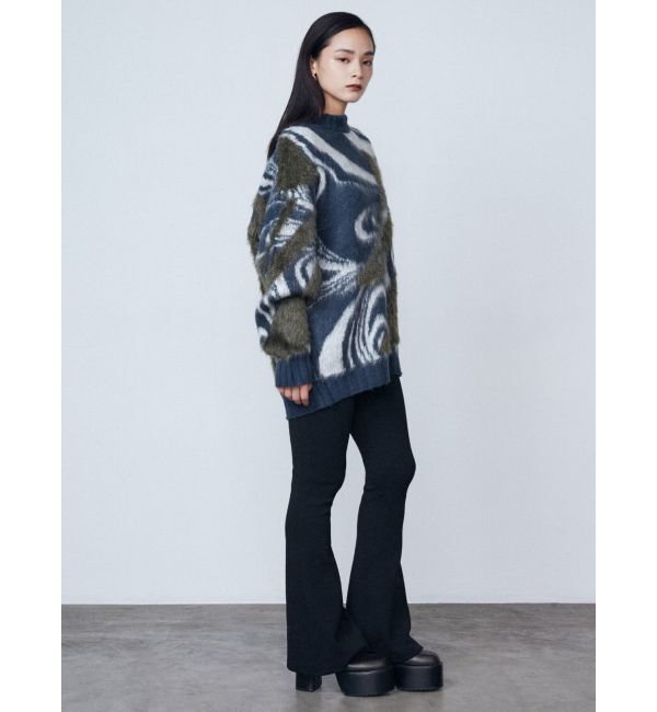 EMODA「ラメミックスオーバーパターンニット」|ニット・セーター|