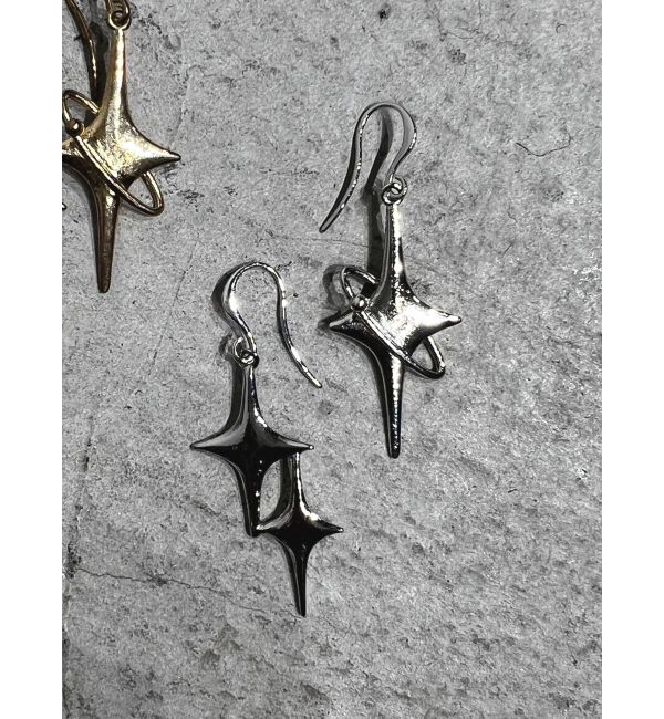 EMODA「アシンメトリースパークルピアス」|ピアス|シルバー