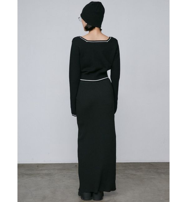 EMODA「ラウンドロゴコンパクトニット」|ニット・セーター|