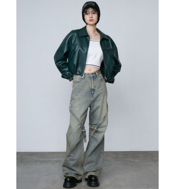 EMODA「ラウンドロゴコンパクトニット」|ニット・セーター|