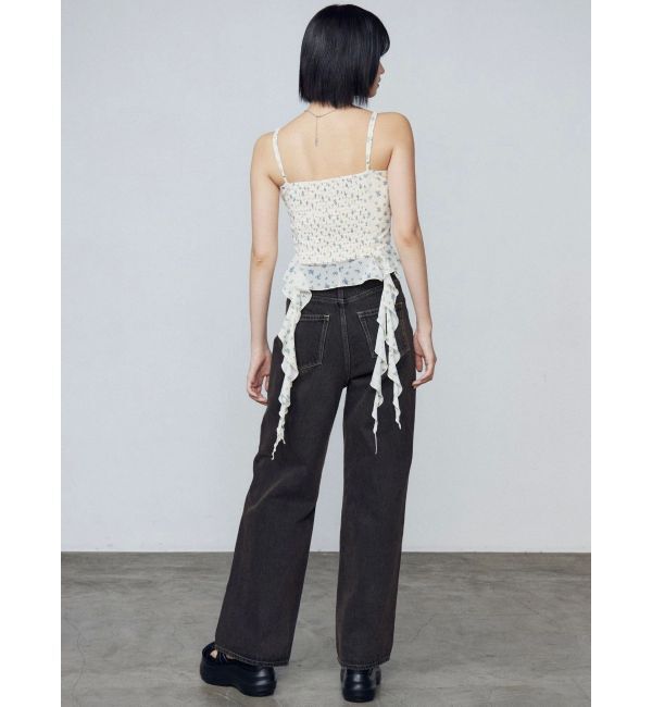 EMODA「カットオフジャストウエストジーンズ」|デニム|