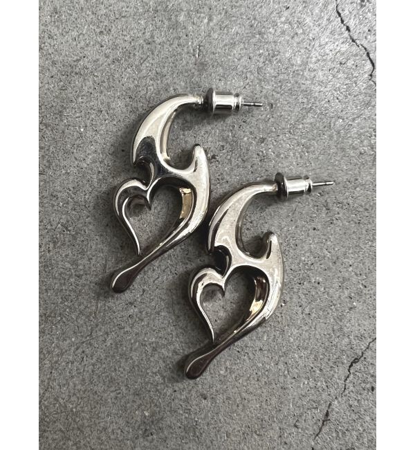 EMODA「トライバルハートピアス」|ピアス|シルバー