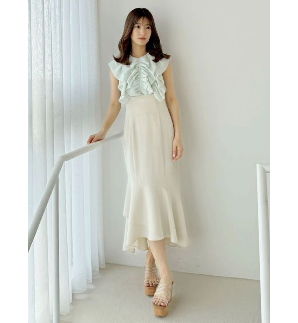 MERCURYDUO「クリアチューブウェッジサンダル」|サンダル|