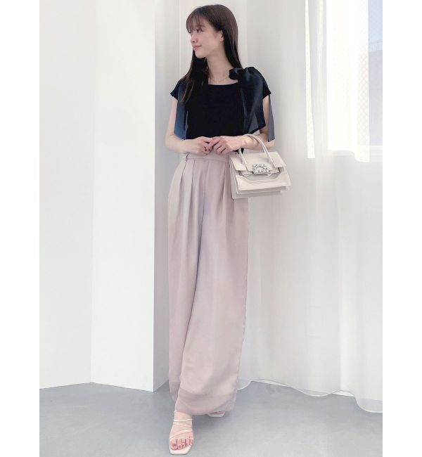 MERCURYDUO「ショルダーリボンニット」|ニット・セーター|