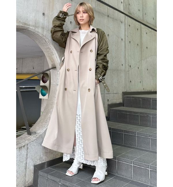 MURUA「ドッキングトレンチコート」|トレンチコート|