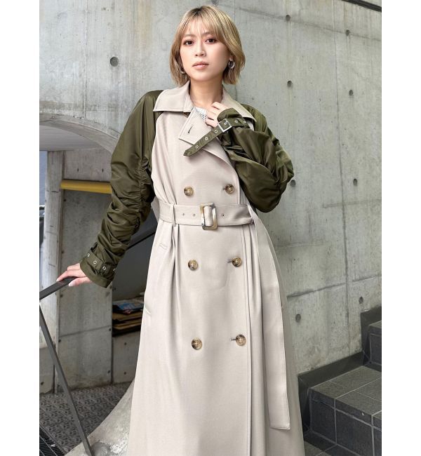 MURUA「ドッキングトレンチコート」|トレンチコート|