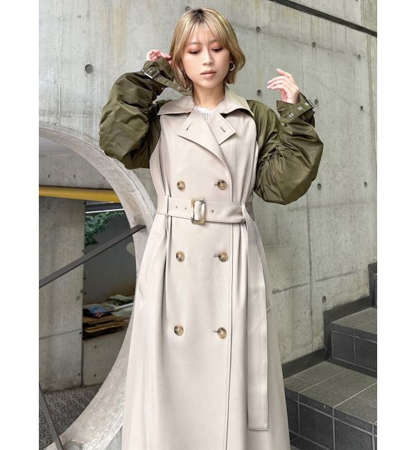 MURUA「ドッキングトレンチコート」|トレンチコート|