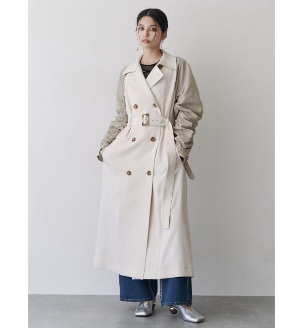MURUA「ドッキングトレンチコート」|トレンチコート|