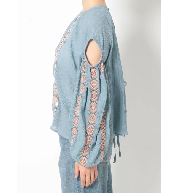 Ungrid「スパンコール刺繍ショートブラウス」|シャツ・ブラウス|