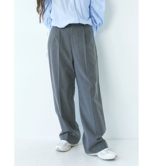 Ungrid「センタープレスルーズパンツ」|その他|
