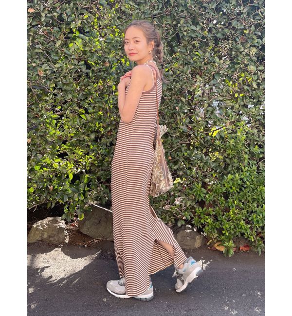 Ungrid「レイヤードテレコキャミワンピース」|ワンピース|