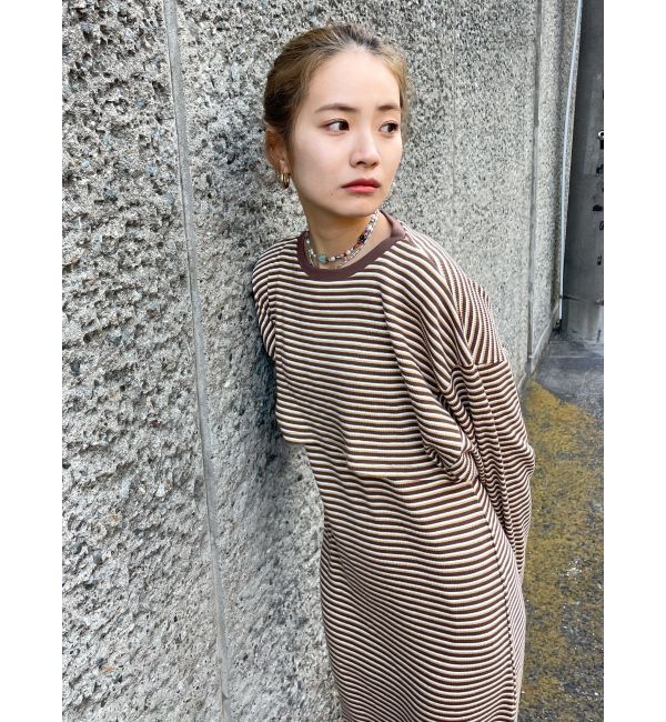 Ungrid「レイヤードテレコキャミワンピース」|ワンピース|