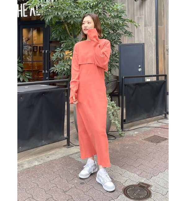 Ungrid「レイヤードテレコキャミワンピース」|ワンピース|