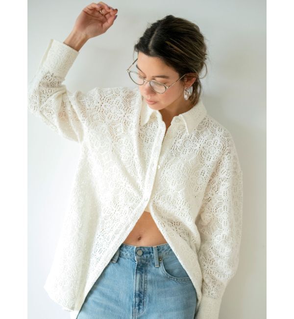 Ungrid「レースルーズシャツ」|シャツ・ブラウス|