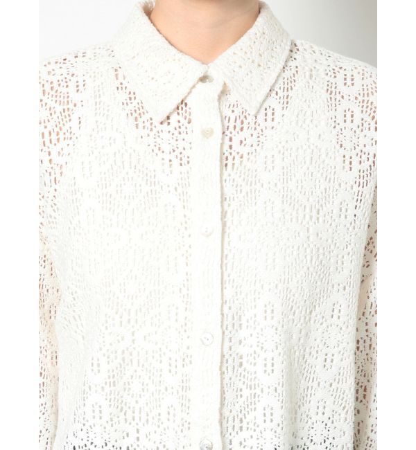 Ungrid「レースルーズシャツ」|シャツ・ブラウス|