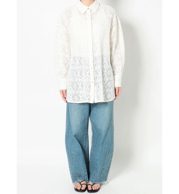 Ungrid「レースルーズシャツ」|シャツ・ブラウス|
