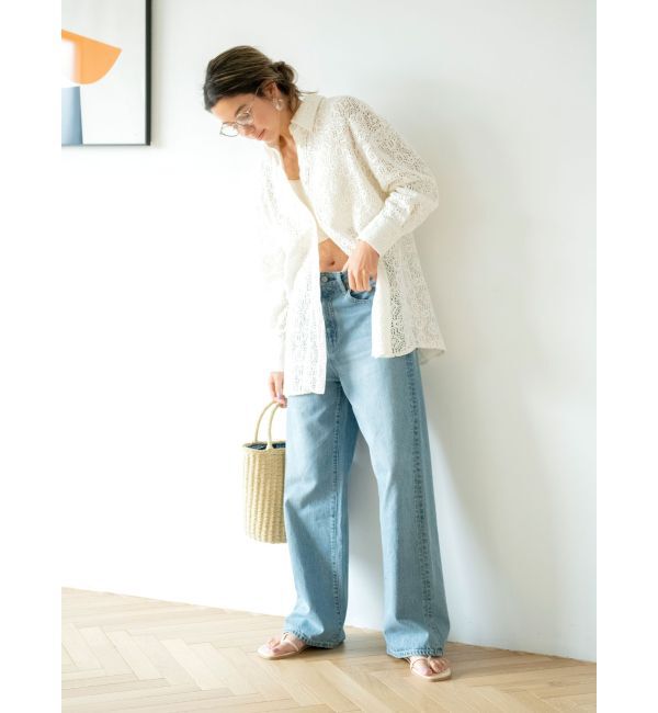 Ungrid「レースルーズシャツ」|シャツ・ブラウス|