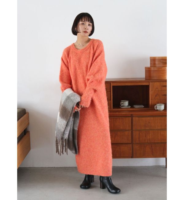 Ungrid「起毛ニットルーズワンピース」|ワンピース|