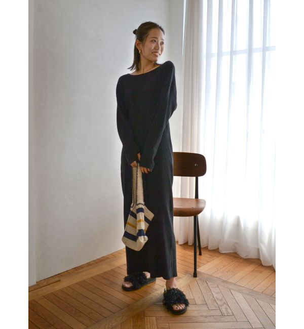 Ungrid「ボーダーニットハンドバッグ」|ハンドバッグ|