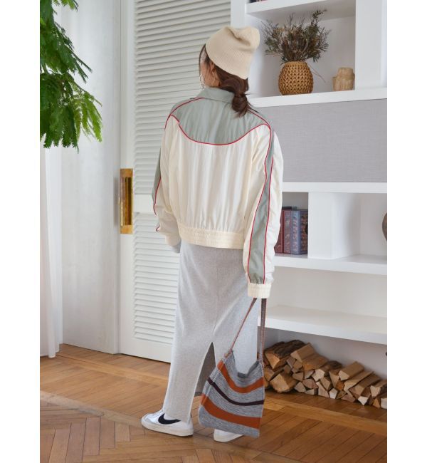 Ungrid「ボーダーニットハンドバッグ」|ハンドバッグ|