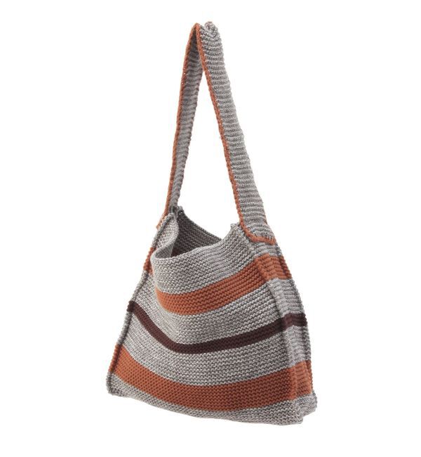 Ungrid「ボーダーニットハンドバッグ」|ハンドバッグ|