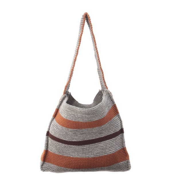 Ungrid「ボーダーニットハンドバッグ」|ハンドバッグ|