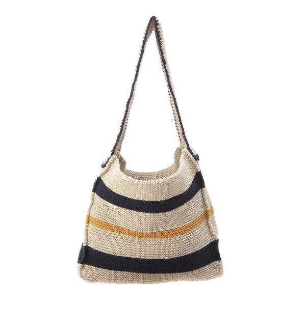 Ungrid「ボーダーニットハンドバッグ」|ハンドバッグ|