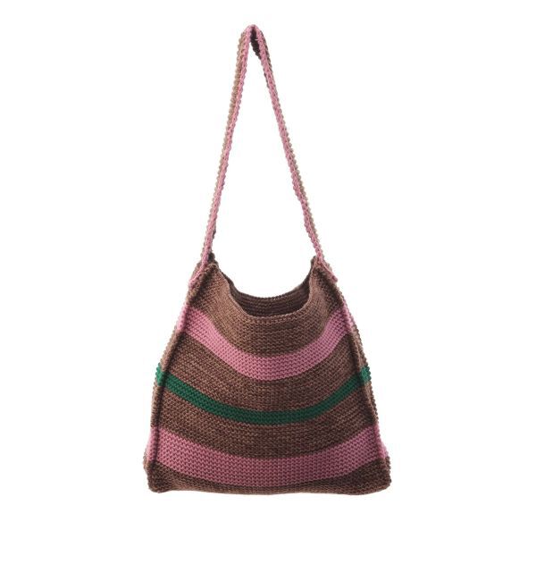 Ungrid「ボーダーニットハンドバッグ」|ハンドバッグ|