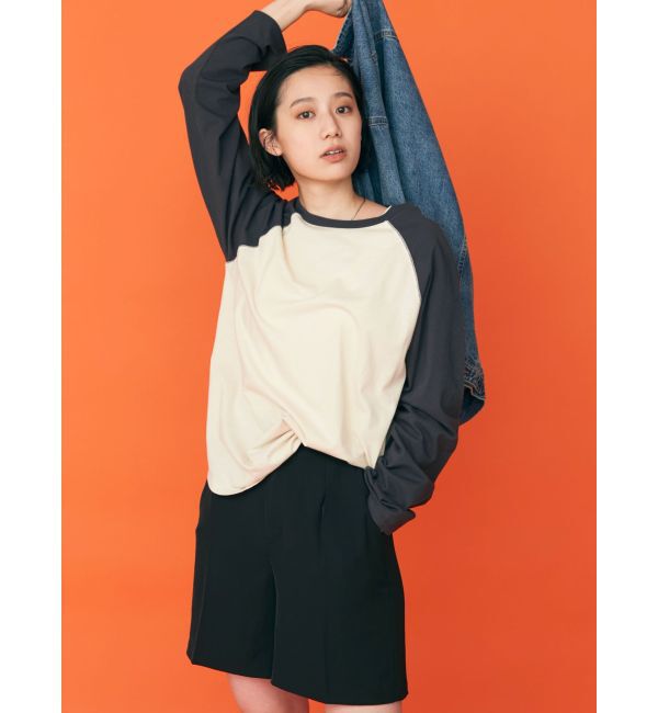 Ungrid「【WEB限定】ラグランロングスリーブTee」|Tシャツ・カットソー|