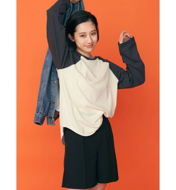 Ungrid「【WEB限定】ラグランロングスリーブTee」|Tシャツ・カットソー|