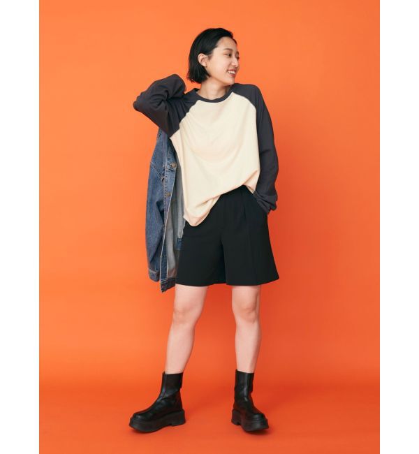 Ungrid「【WEB限定】ラグランロングスリーブTee」|Tシャツ・カットソー|