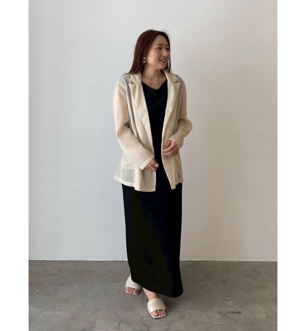 LAGUNAMOON「【追加生産】メッシュダブルテーラージャケット」|テーラードジャケット|