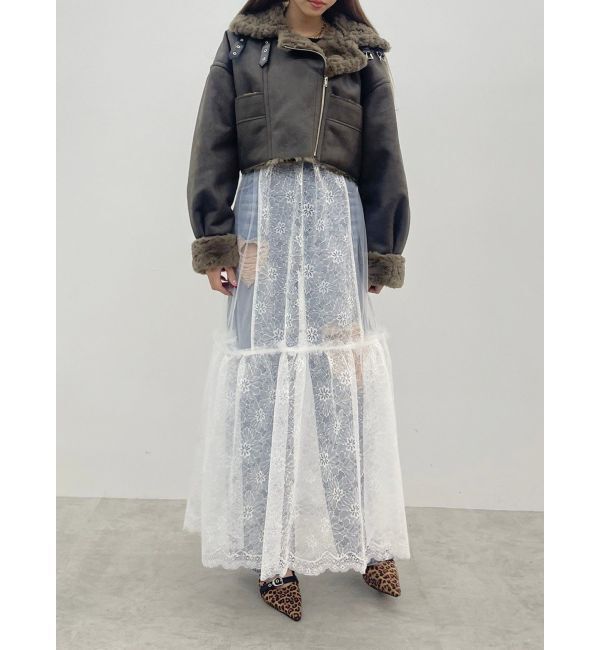 EVRIS「レースコンビロングキャミワンピース」|ワンピース|