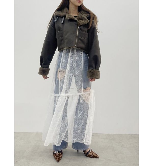 EVRIS「レースコンビロングキャミワンピース」|ワンピース|