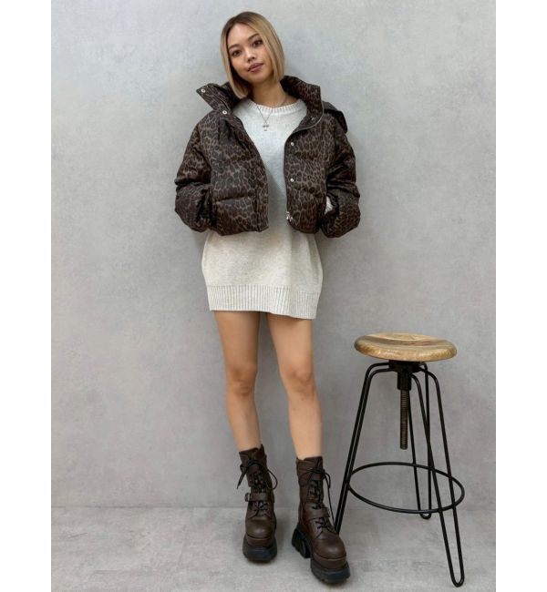 EVRIS「2WAYエアリークロップドブルゾン」|ダウン|