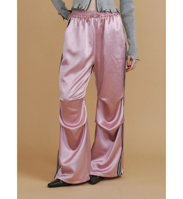 jouetie「サイドラインサテンパンツ」|その他|ピンク