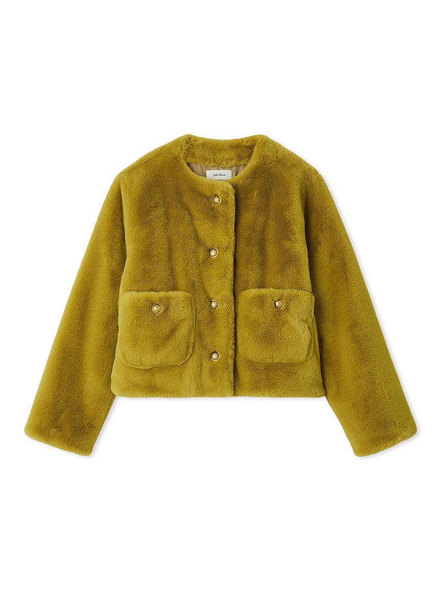金釦クロップドファージャケット（Mila Owen）｜ルミネのファッション