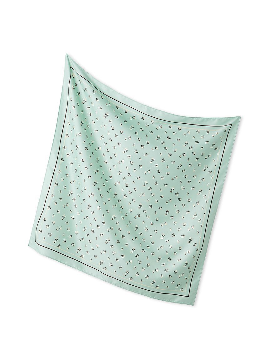 Mila Owen「小花柄ラインスカーフ」|バンダナ・スカーフ|LBLU