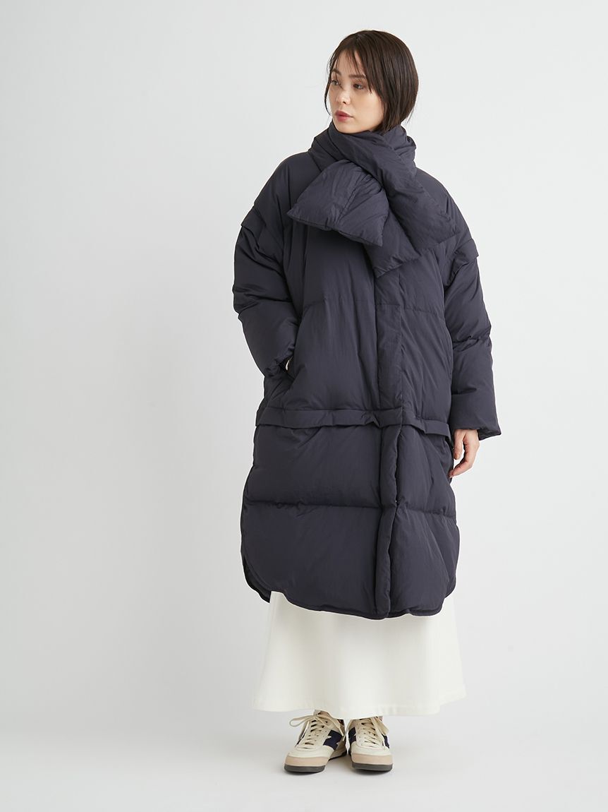 emmi atelier「【金子綾 for emmi】ecoマルチウェイダウンコート」|ダウン|