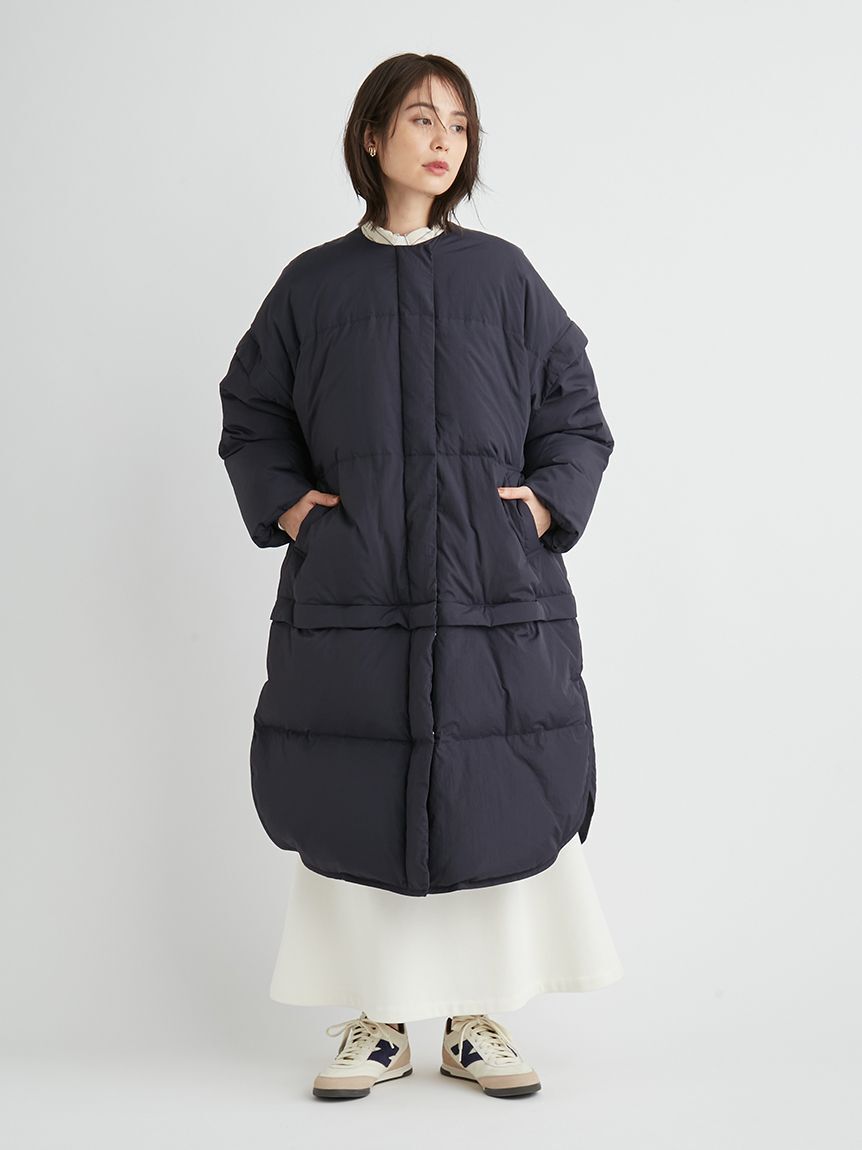 emmi atelier「【金子綾 for emmi】ecoマルチウェイダウンコート」|ダウン|