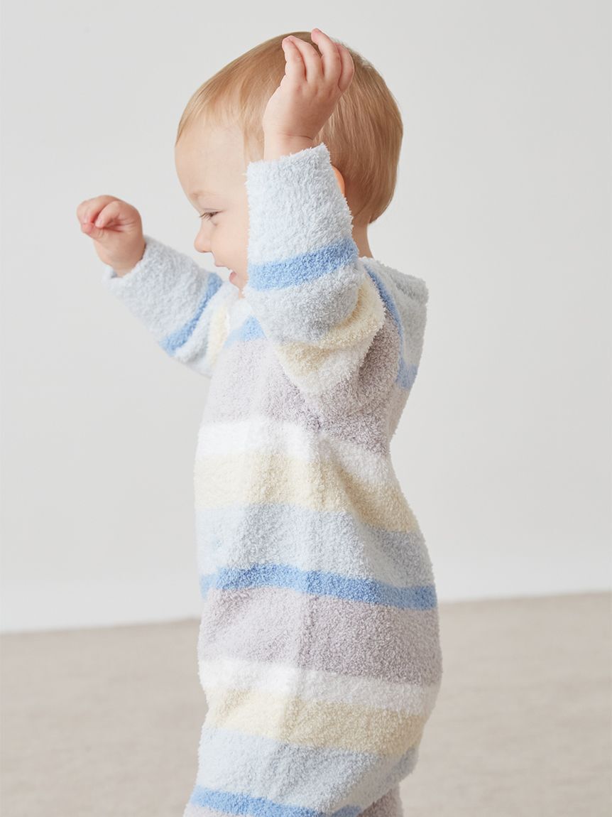 GELATO PIQUE KIDS & BABY「【BABY】ベビモコカラフルボーダーロンパース」|ロンパース|