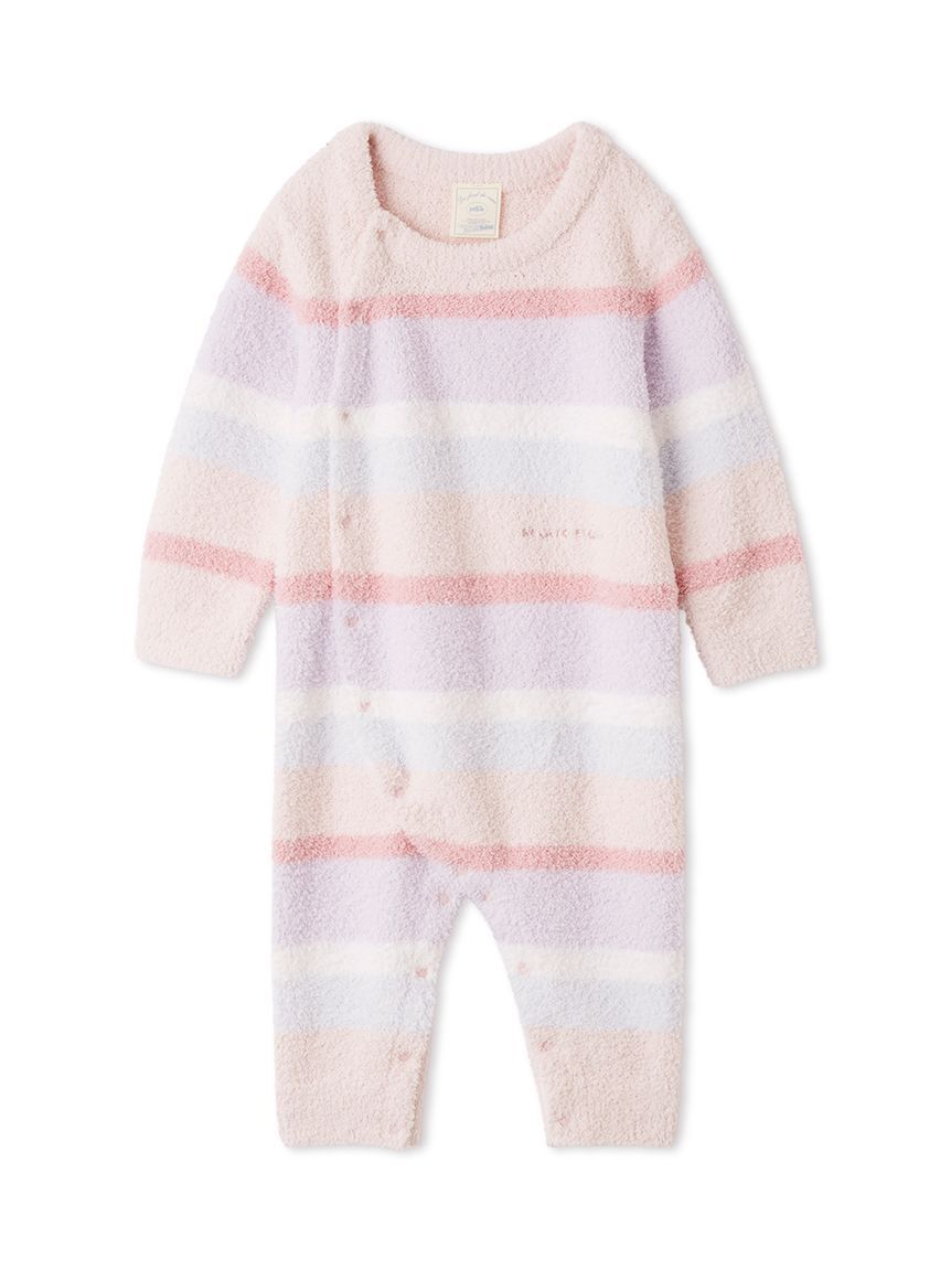 GELATO PIQUE KIDS & BABY「【BABY】ベビモコカラフルボーダーロンパース」|ロンパース|