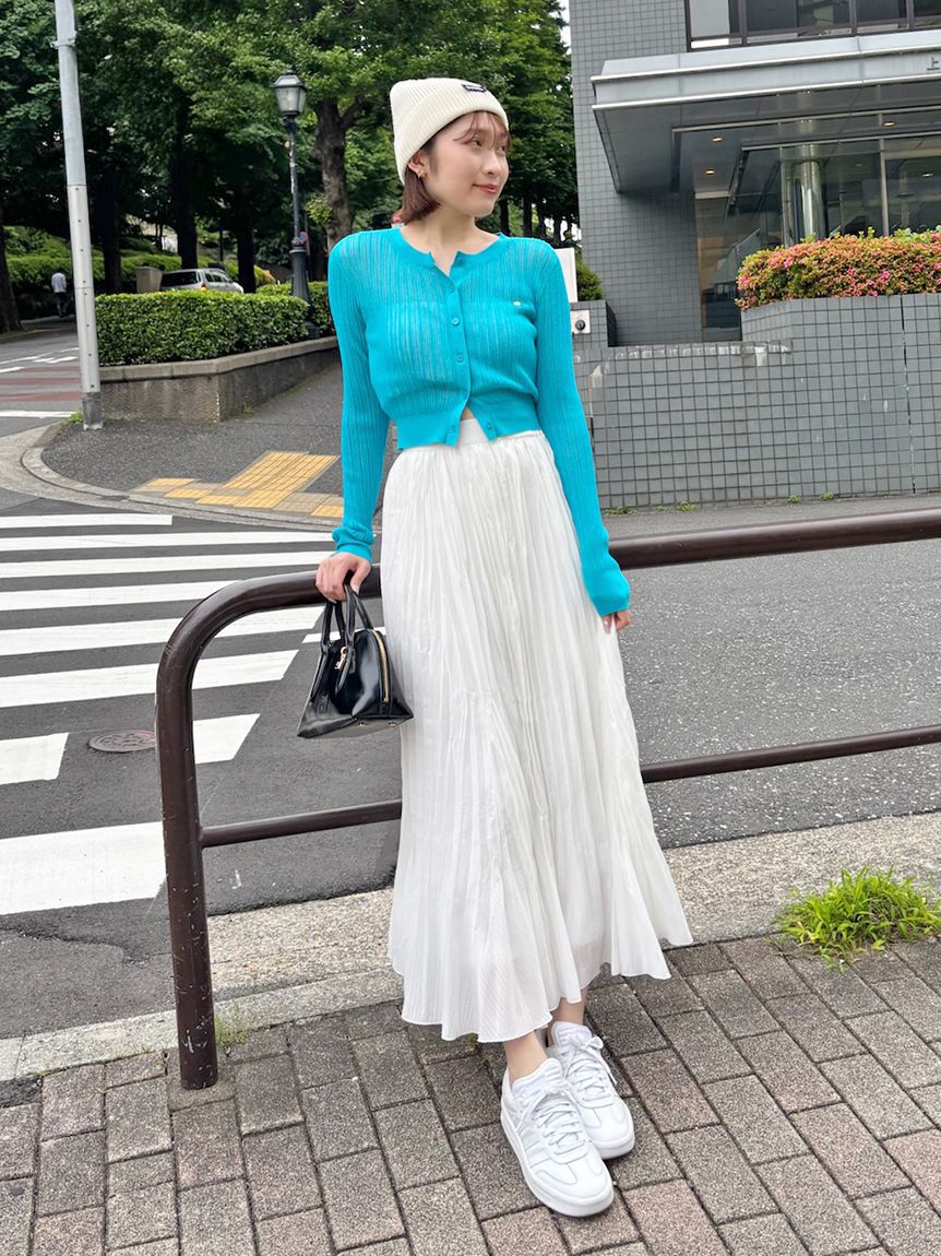 SNIDEL「シアーカーディガン」|カーディガン|