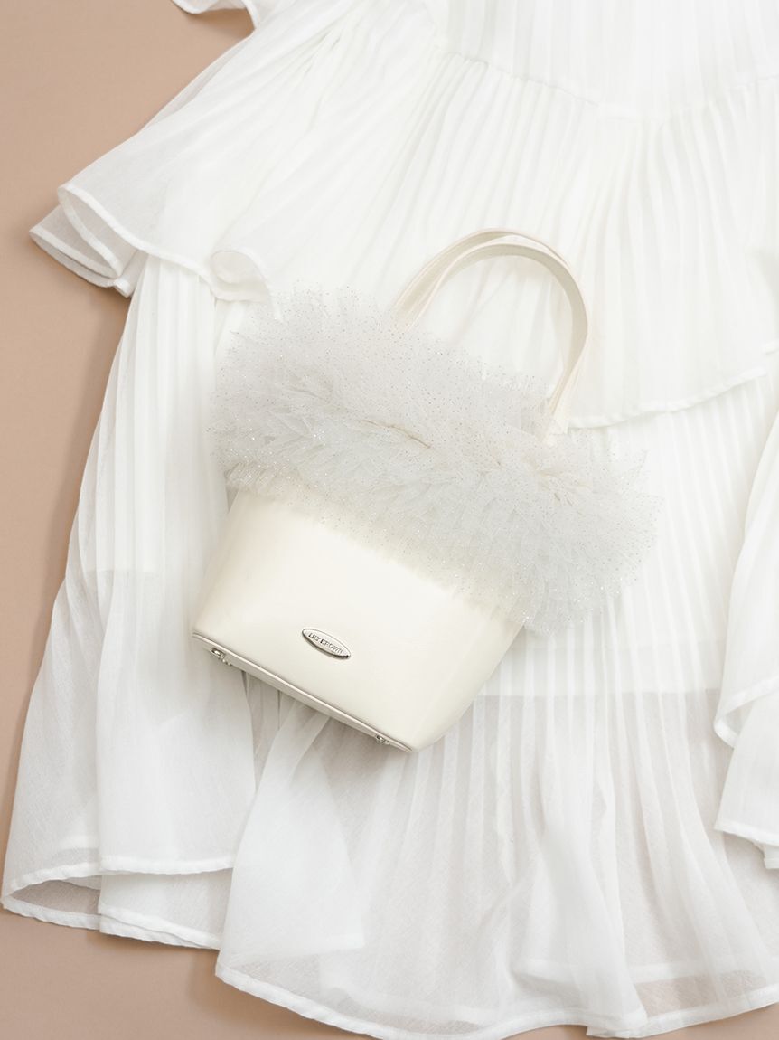 LILY BROWN「【限定カラー】チュール切り替え3wayトート」|トートバッグ|