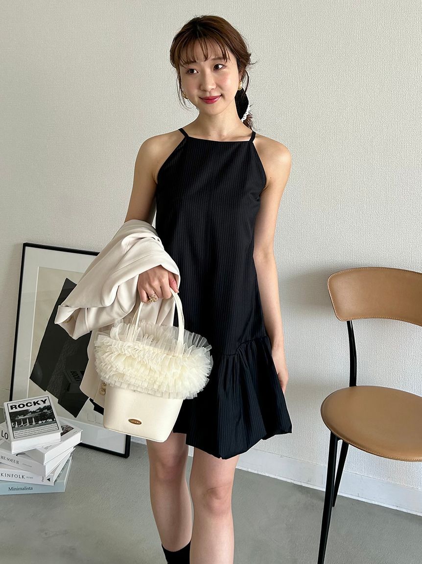 LILY BROWN「【限定カラー】チュール切り替え3wayトート」|トートバッグ|