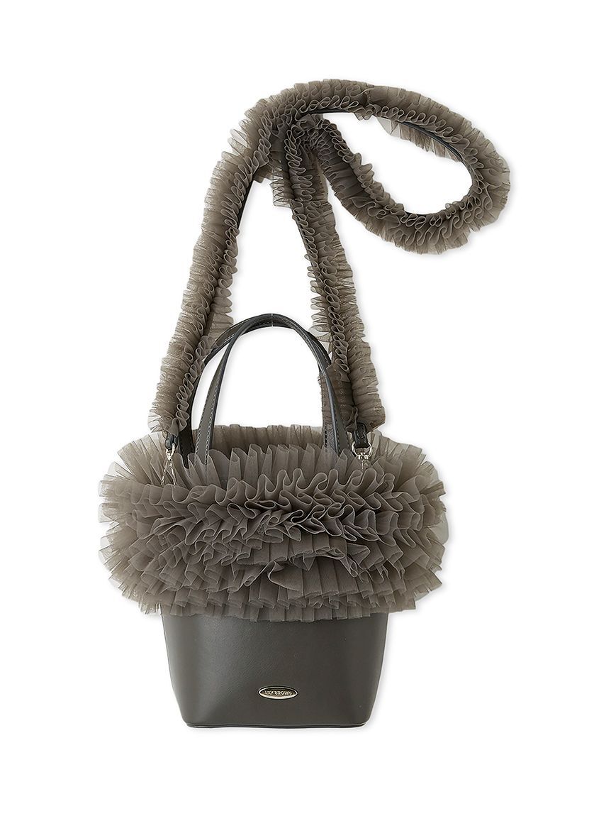 LILY BROWN「【限定カラー】チュール切り替え3wayトート」|トートバッグ|