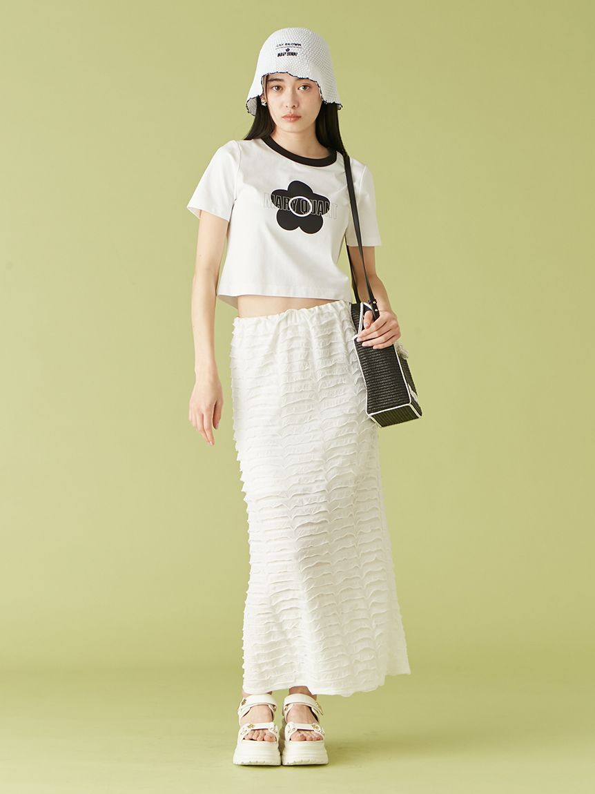 LILY BROWN「【限定カラー】【LILY BROWN&times;MARY QUANT】ジュートロゴトート」|トートバッグ|