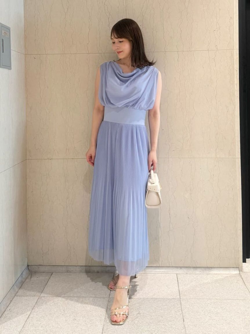 CELFORD「ドレープカットソーワンピース」|ワンピース|SAX