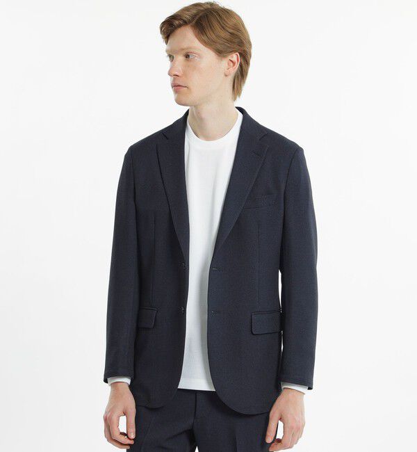 MACKINTOSH PHILOSOPHY「【WEB＆一部店舗限定】組織バリエーション ジャケット」|テーラードジャケット|ネイビーバーズアイ